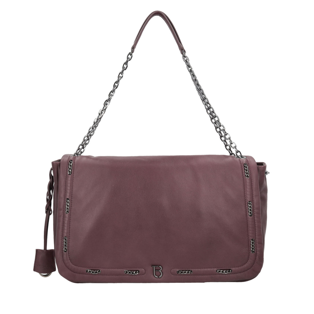 bordeaux amy maxi shoulder bag with flap