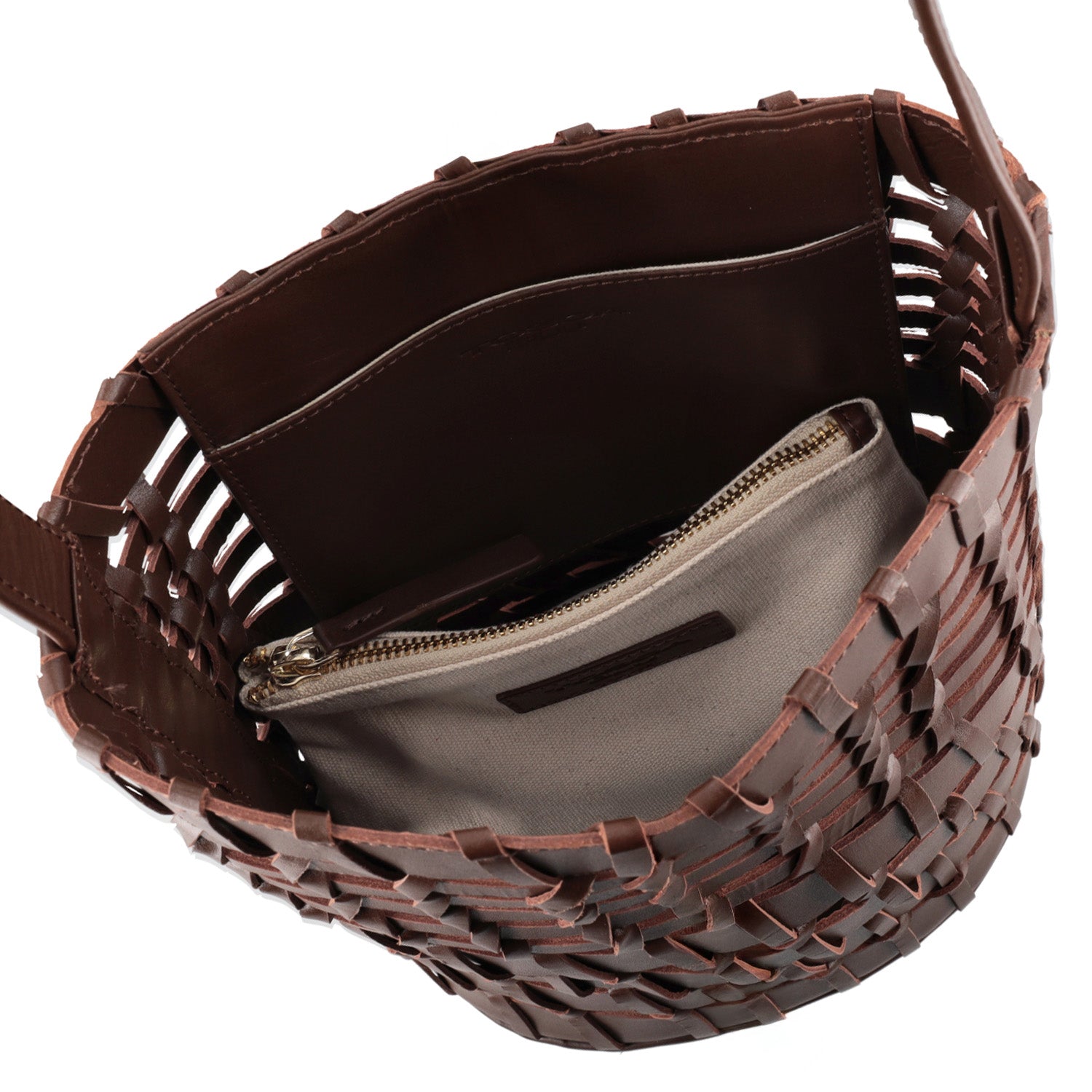 ToscaBlu secchiello intrecciato lucrezia colore testa di moro ts258b451 c60_3