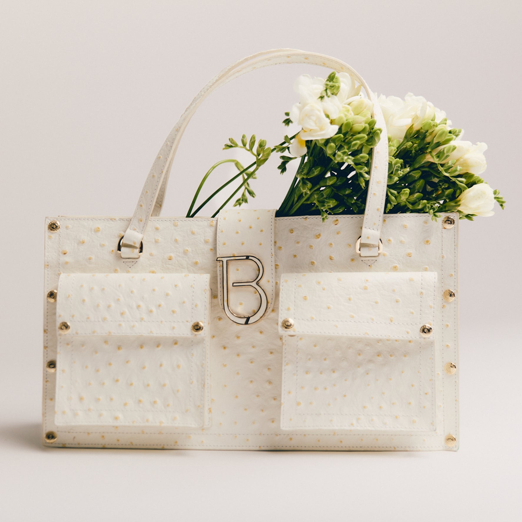 Elodie Bag From Women to Women Special Edition in pelle stampa struzzo