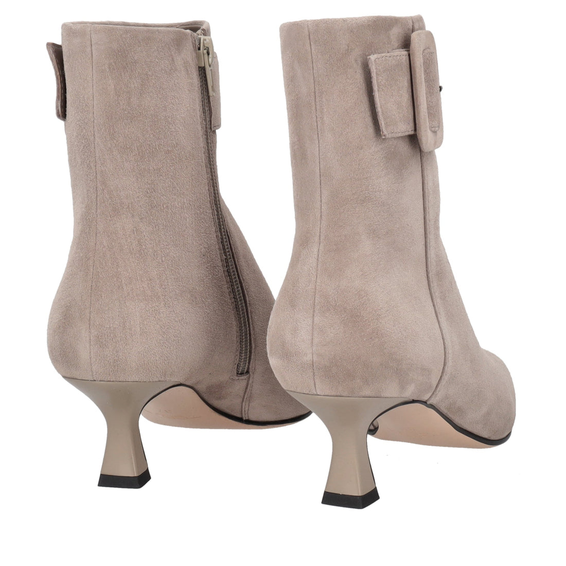 mud brigitte suede heeled ankle boot
