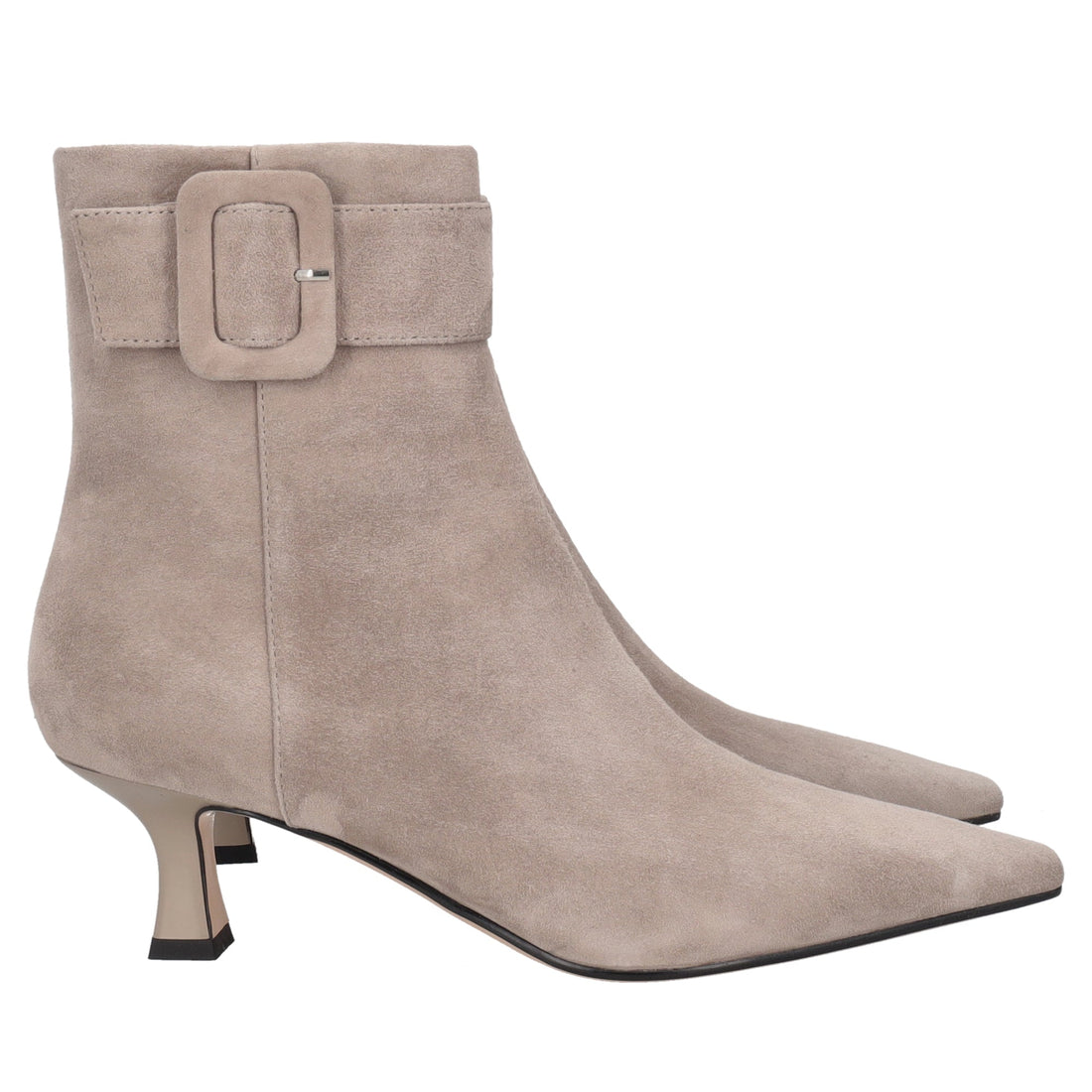 mud brigitte suede heeled ankle boot