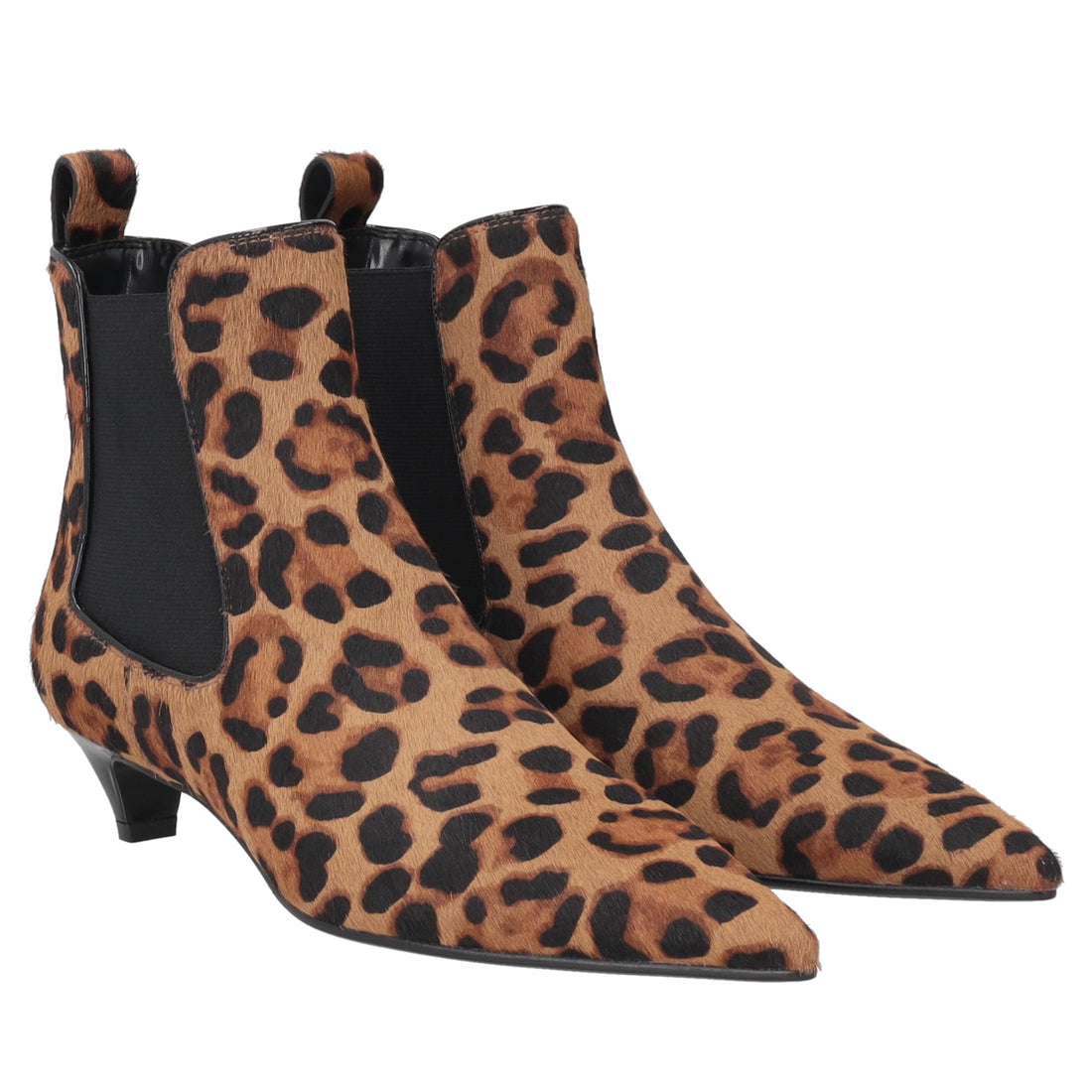 Stivaletto Chantal in pelle animalier colore maculato