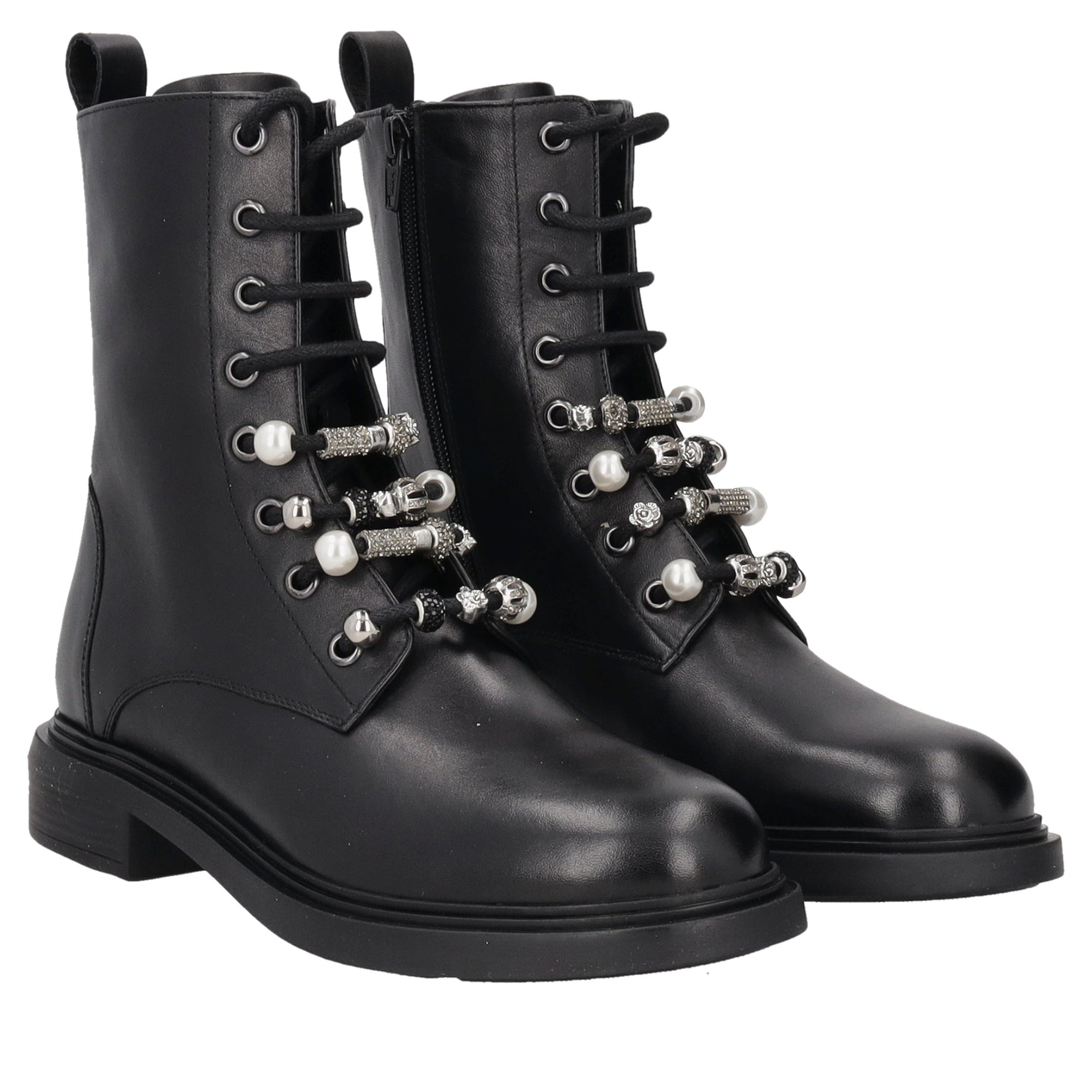 black elodie half boot with accessories