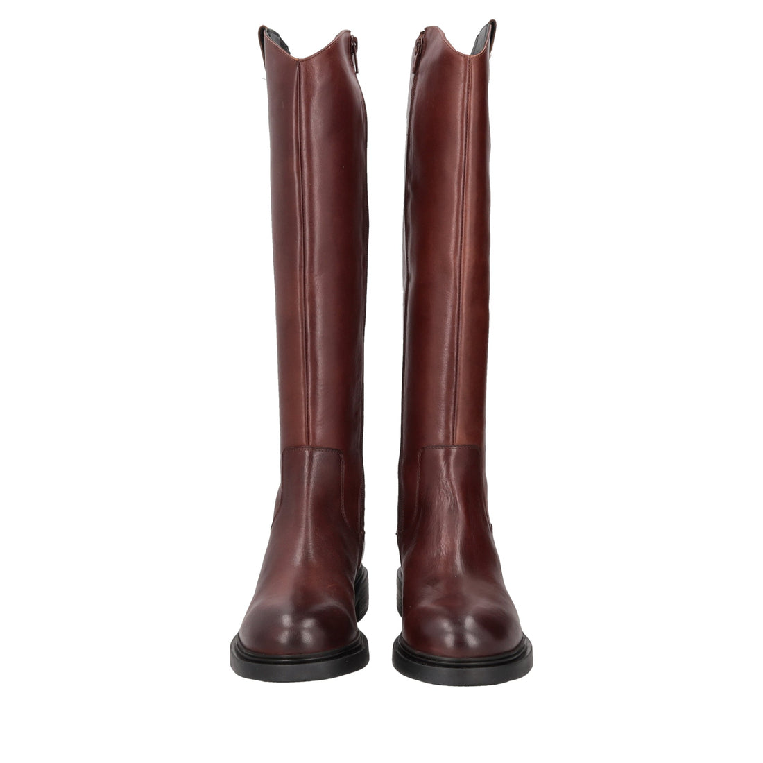 cognac elodie leather boot