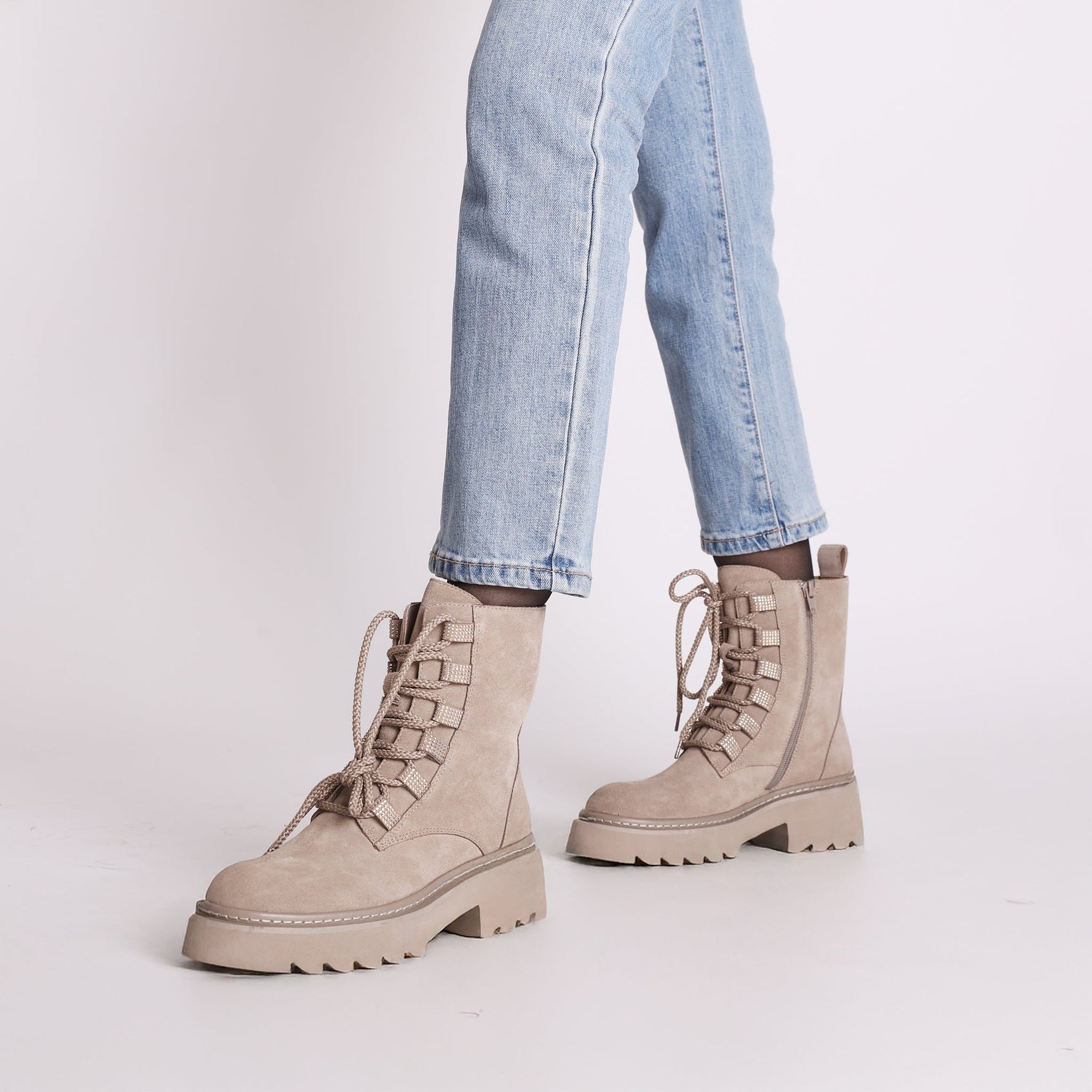 mud lea half boot in suede