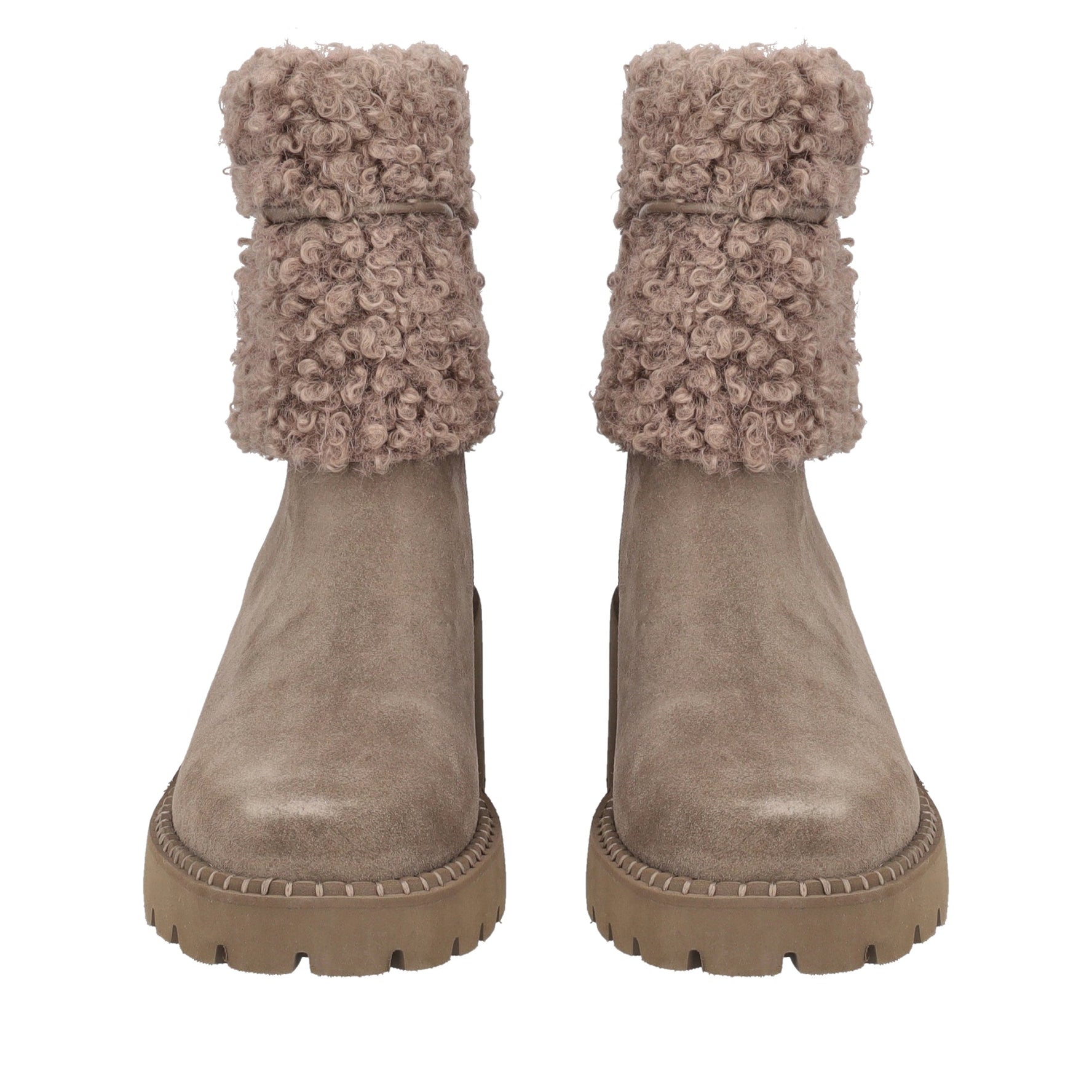 mud sarah suede ankle boot with heel