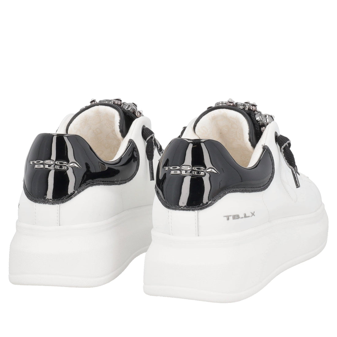 sneaker city jungle con accessorio gioiello colore bianco nero SF2601s001 00a SF2601S001.00A.38_3