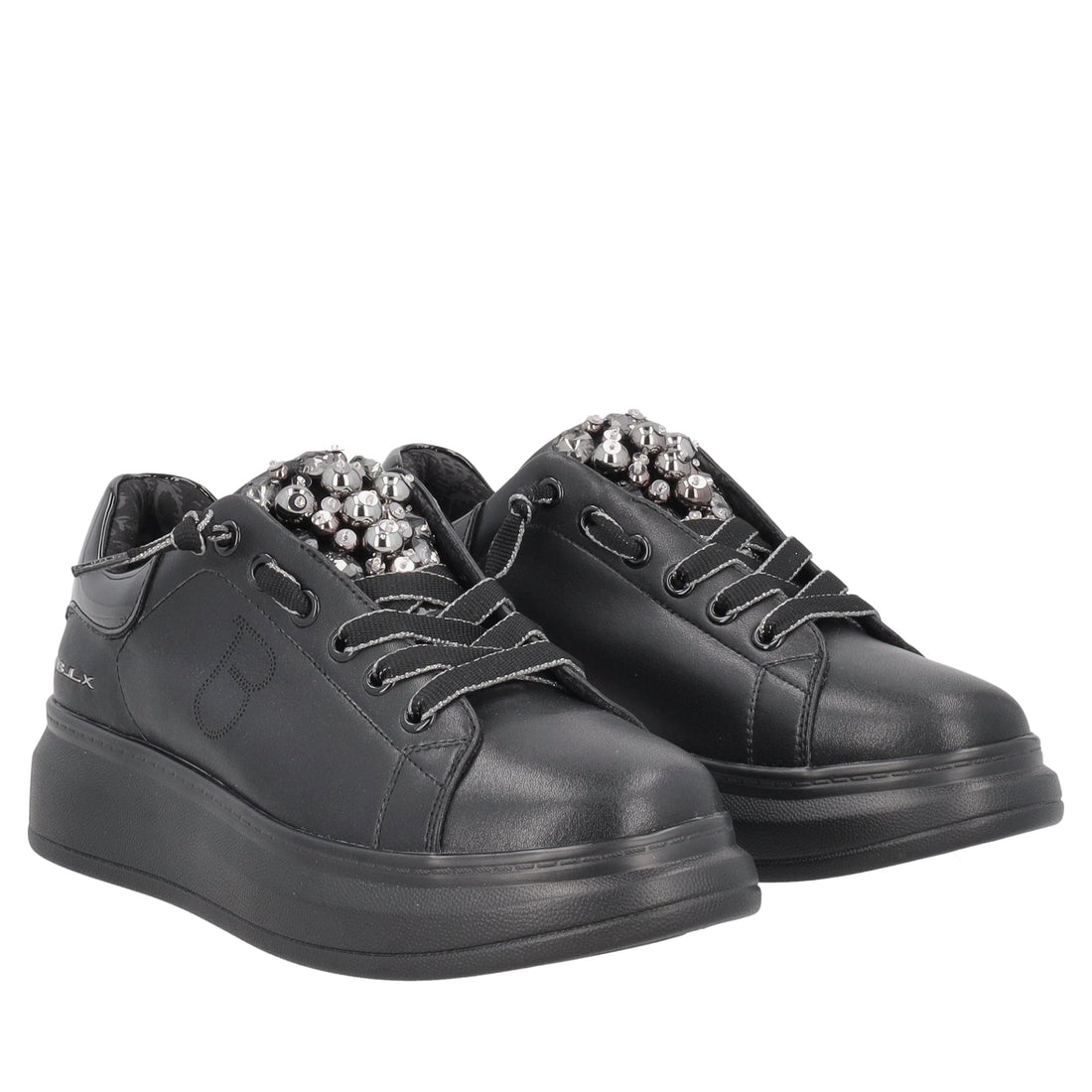 sneaker city jungle con accessorio gioiello colore nero sf2601s001 c99