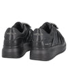 sneaker slip on con pelle arricciata e pietre colore nero SF2601s003 c99 SF2601S003.C99.38_3
