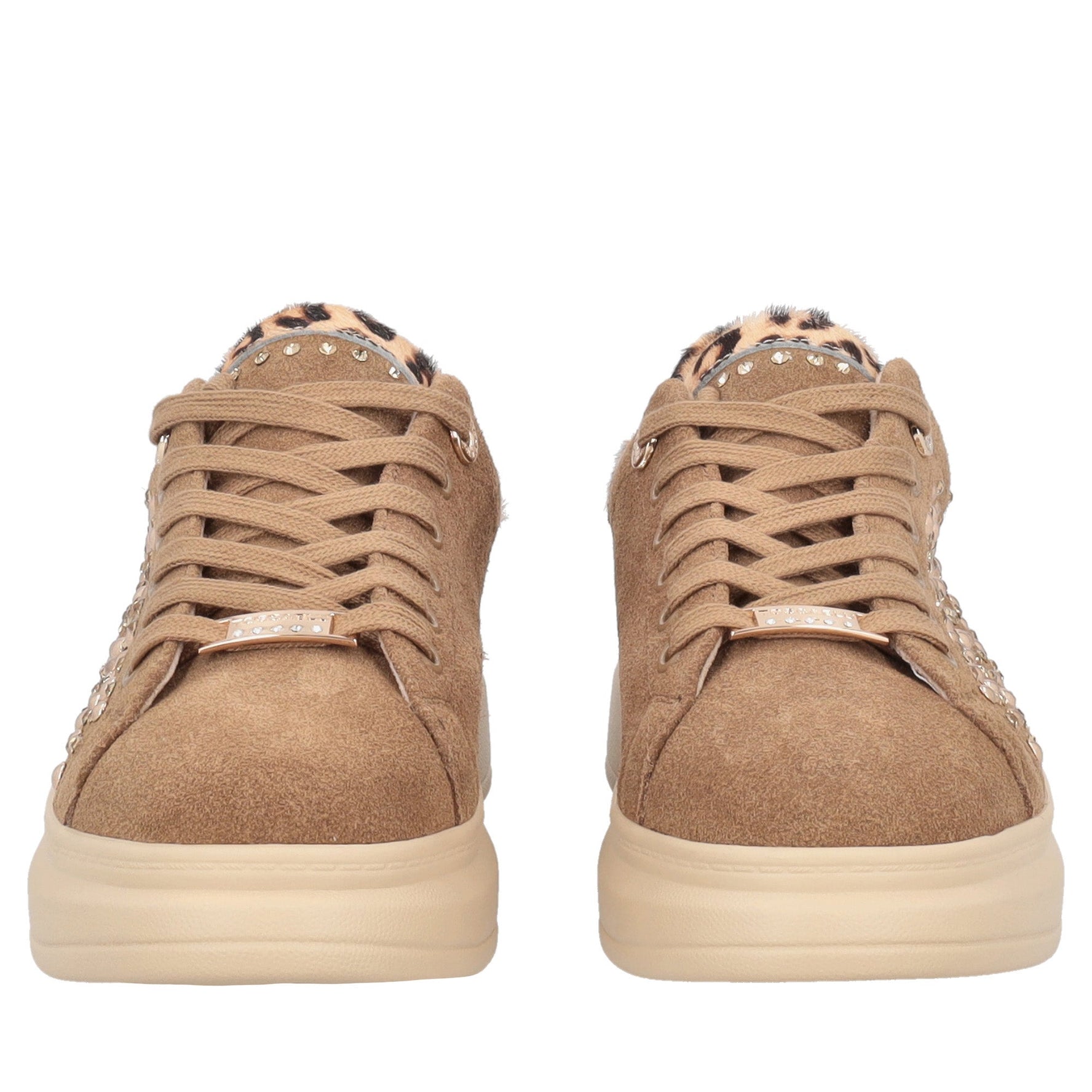 sneaker city jungle in suede con borchie colore cuoio SF2601s006 c59 SF2601S006.C59.38_2