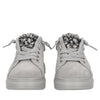 sneaker luxe in suede con pietre gioiello colore grigio scuro SF2602s020 c74 SF2602S020.C74.38_2
