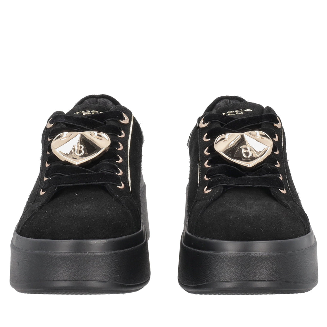 sneaker sweet city in suede con cuore gioiello colore nero SF2603s040 c99 SF2603S040.C99.38_2
