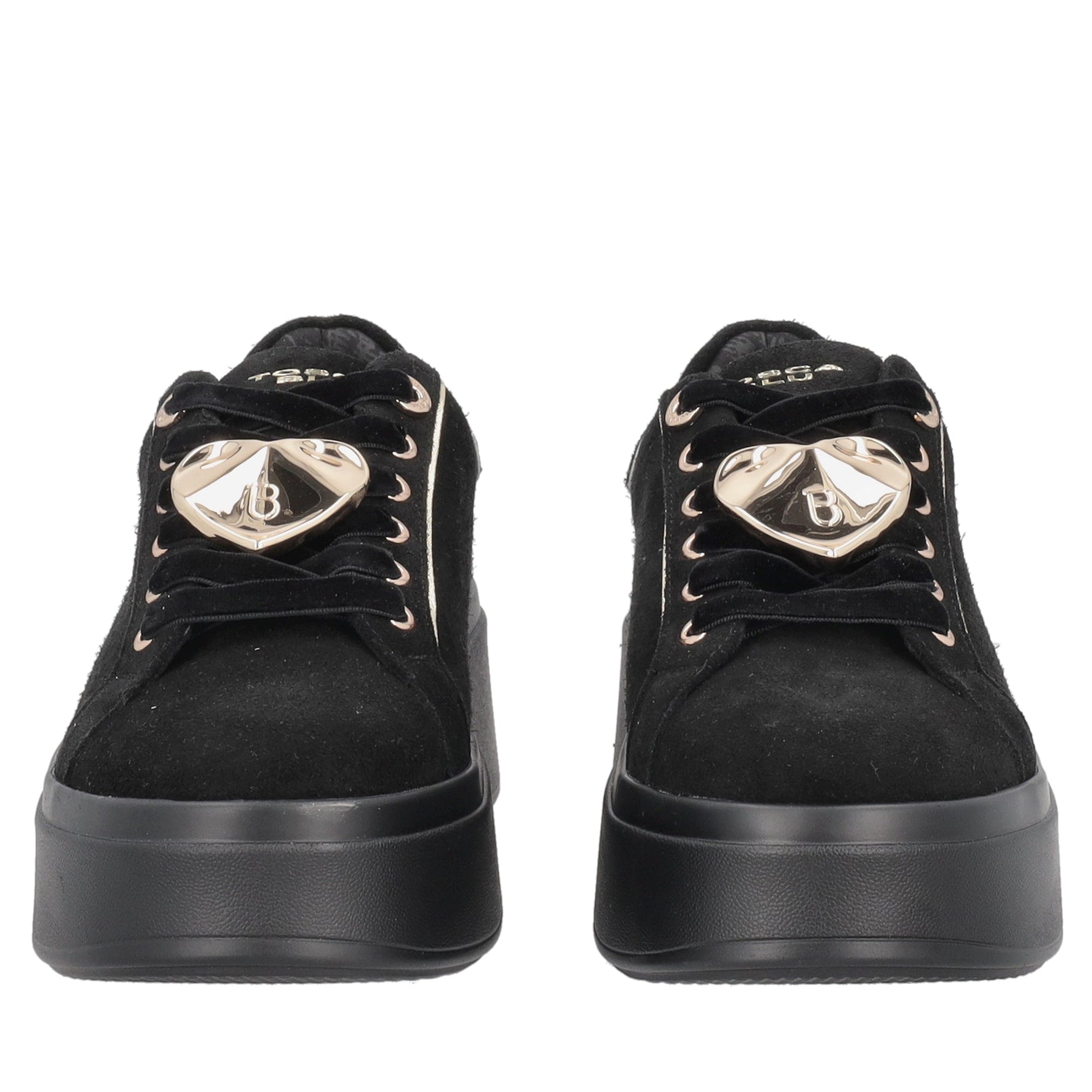 sneaker sweet city in suede con cuore gioiello colore nero SF2603s040 c99 SF2603S040.C99.38_2