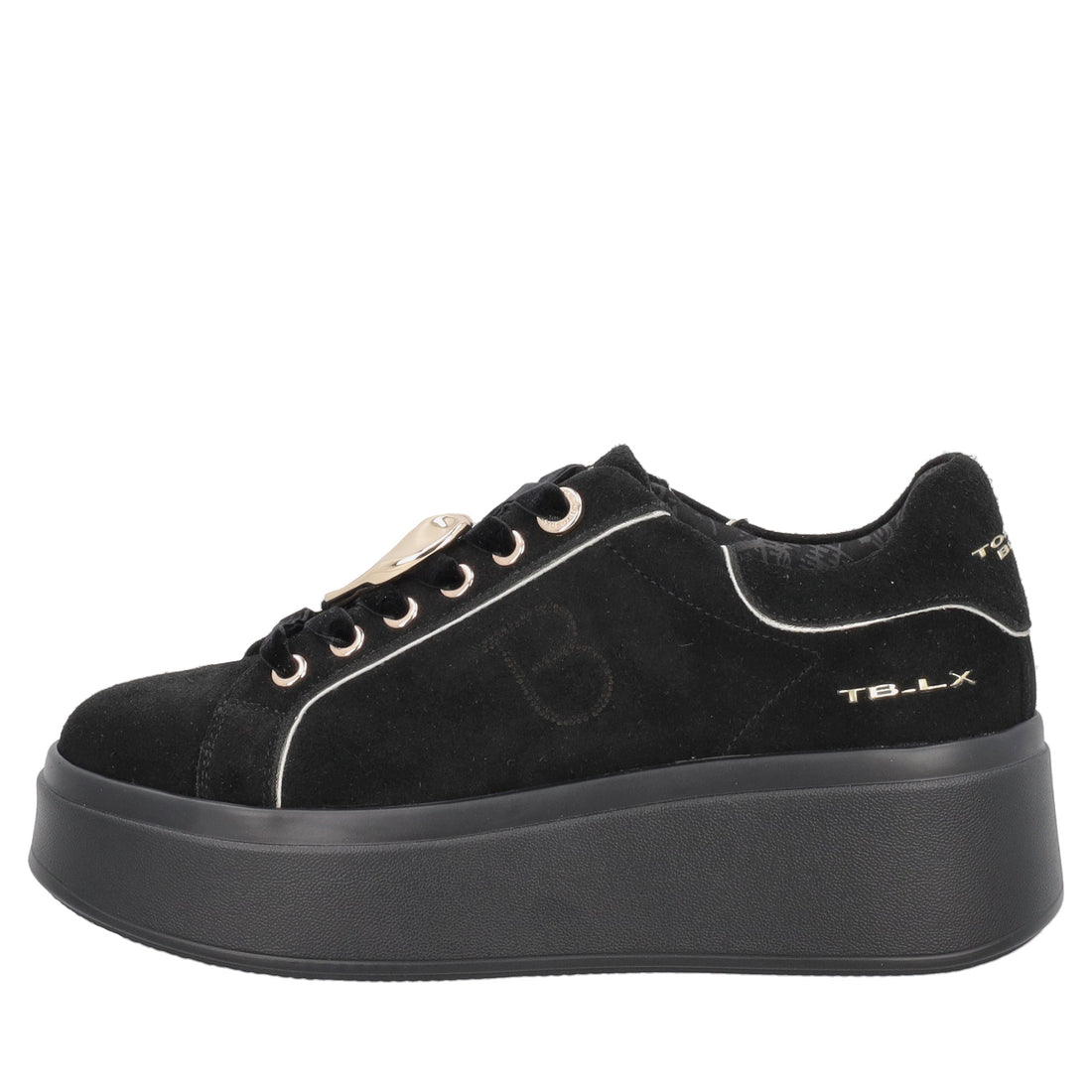 sneaker sweet city in suede con cuore gioiello colore nero SF2603s040 c99 SF2603S040.C99.38_4