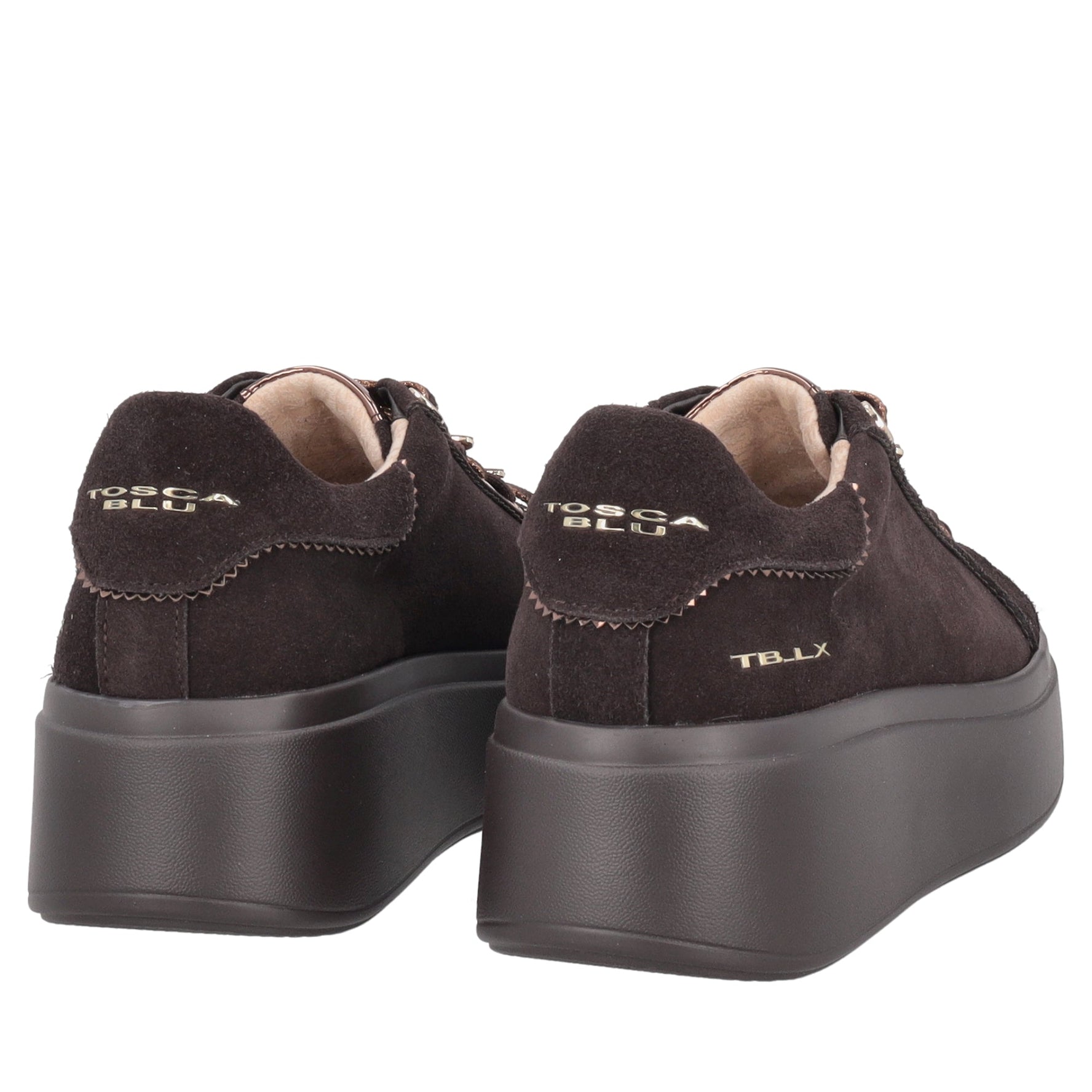 sneaker sweet city in suede con farfalle colore testa di moro SF2603s044 c60 SF2603S044.C60.38_3