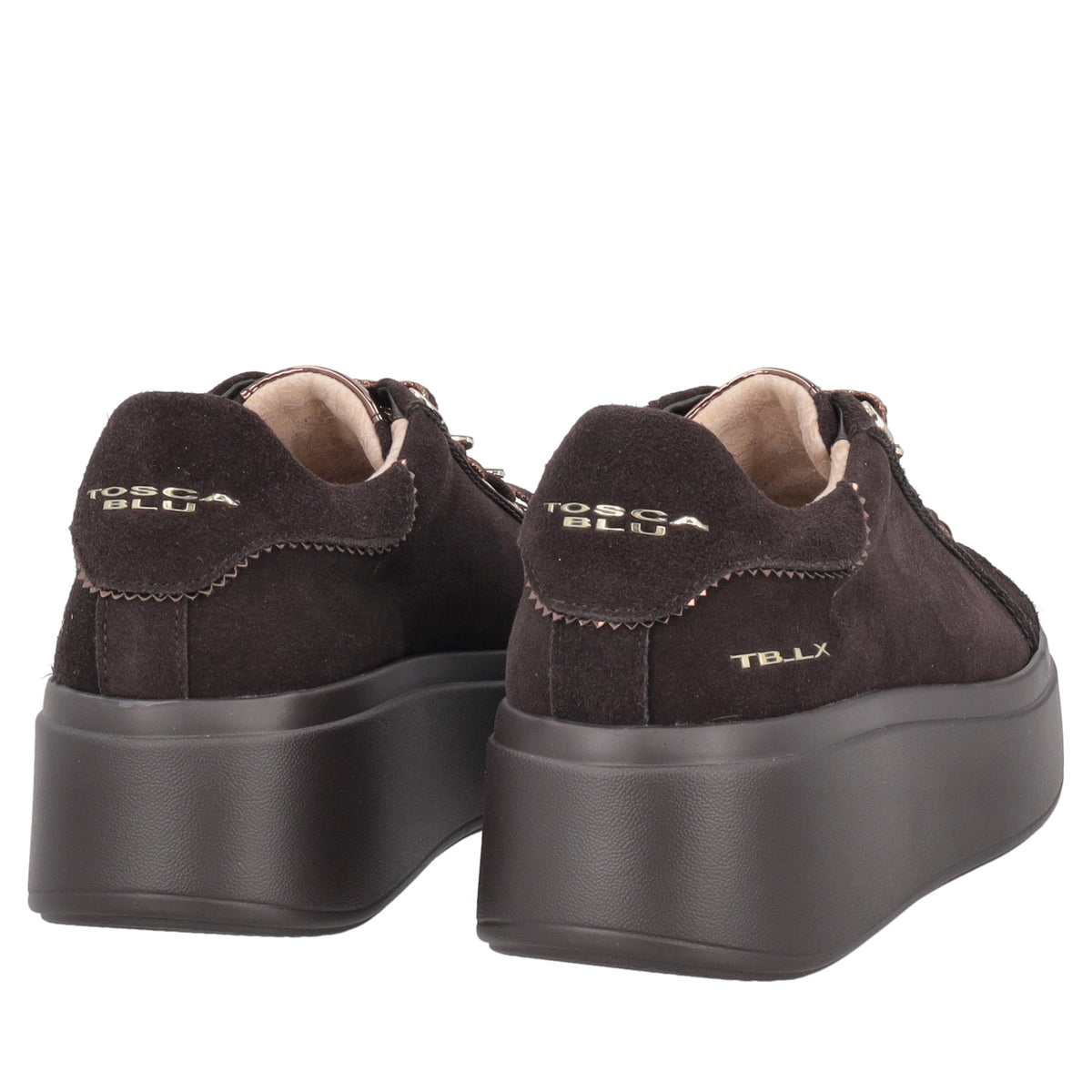 sneaker sweet city in suede con farfalle colore testa di moro SF2603s044 c60 SF2603S044.C60.38_3