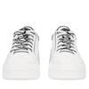 sneaker sweet city in pelle con farfalle colore bianco nero SF2603s045 00a SF2603S045.00A.38_2