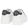 sneaker sweet city in pelle con farfalle colore bianco nero SF2603s045 00a SF2603S045.00A.38_3