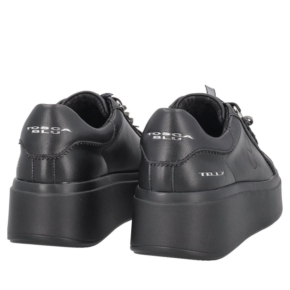 sneaker sweet city in pelle con fiocchetti colore nero SF2603s047 c99 SF2603S047.C99.38_3
