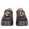 sneaker sweet city in pelle con pietre colore testa di moro SF2603s048 c60 SF2603S048.C60.38_2