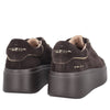 sneaker sweet city in pelle con pietre colore testa di moro SF2603s048 c60 SF2603S048.C60.38_3