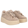 sneaker sweet city in suede con fiocchetti colore beige sf2603s051 c05
