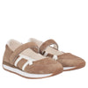 ballerina eclipse in suede colore cuoio avorio sf2604s061 59p