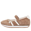 ballerina eclipse in suede colore cuoio avorio SF2604s061 59p SF2604S061.59P.38_4