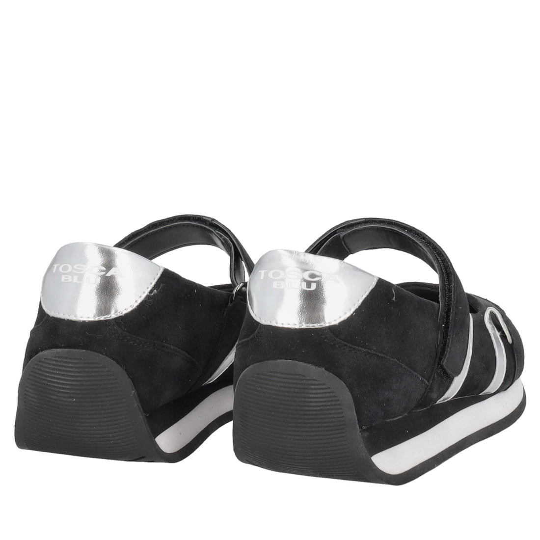 ballerina eclipse in suede colore nero argento SF2604s061 99s SF2604S061.99S.38_3