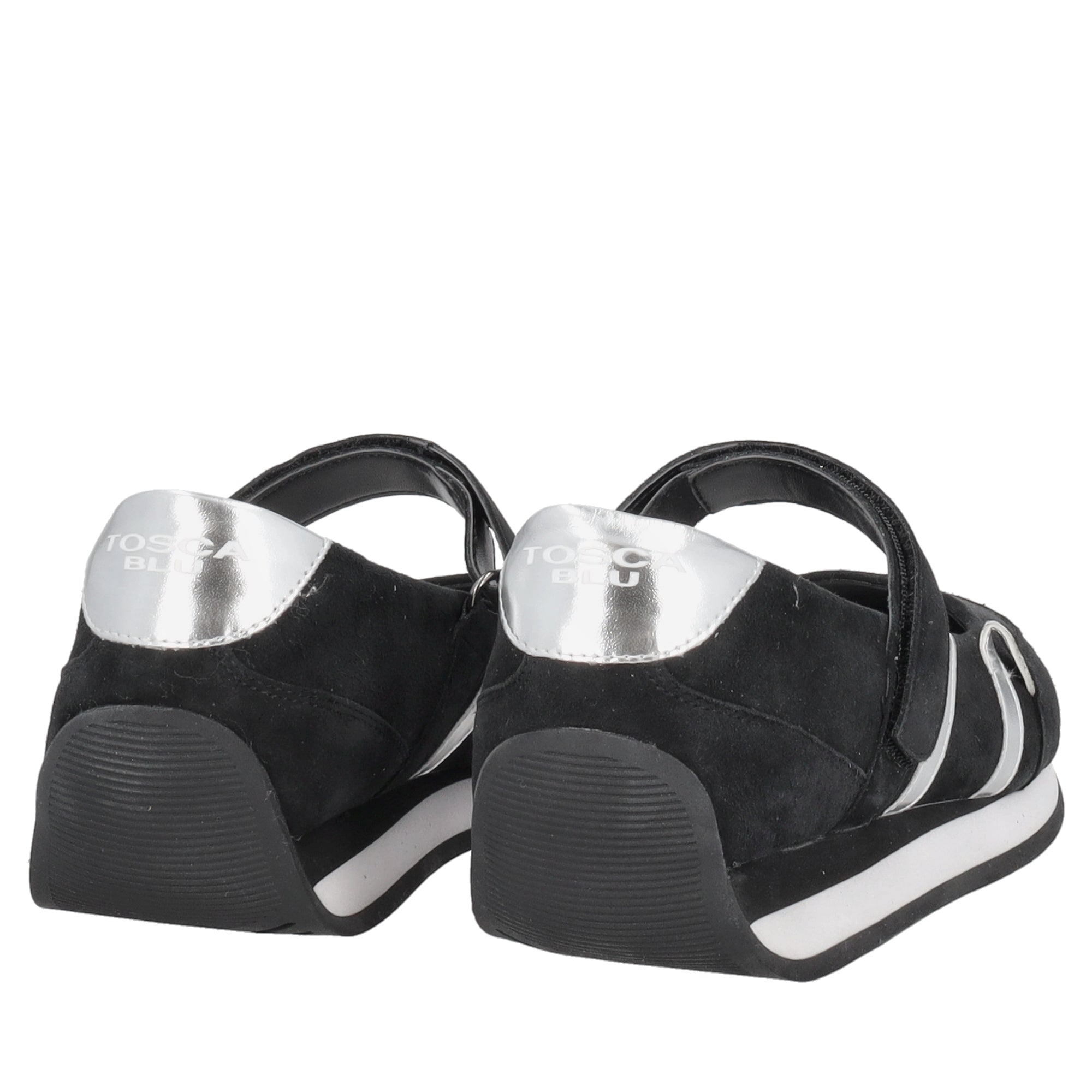 ballerina eclipse in suede colore nero argento SF2604s061 99s SF2604S061.99S.38_3
