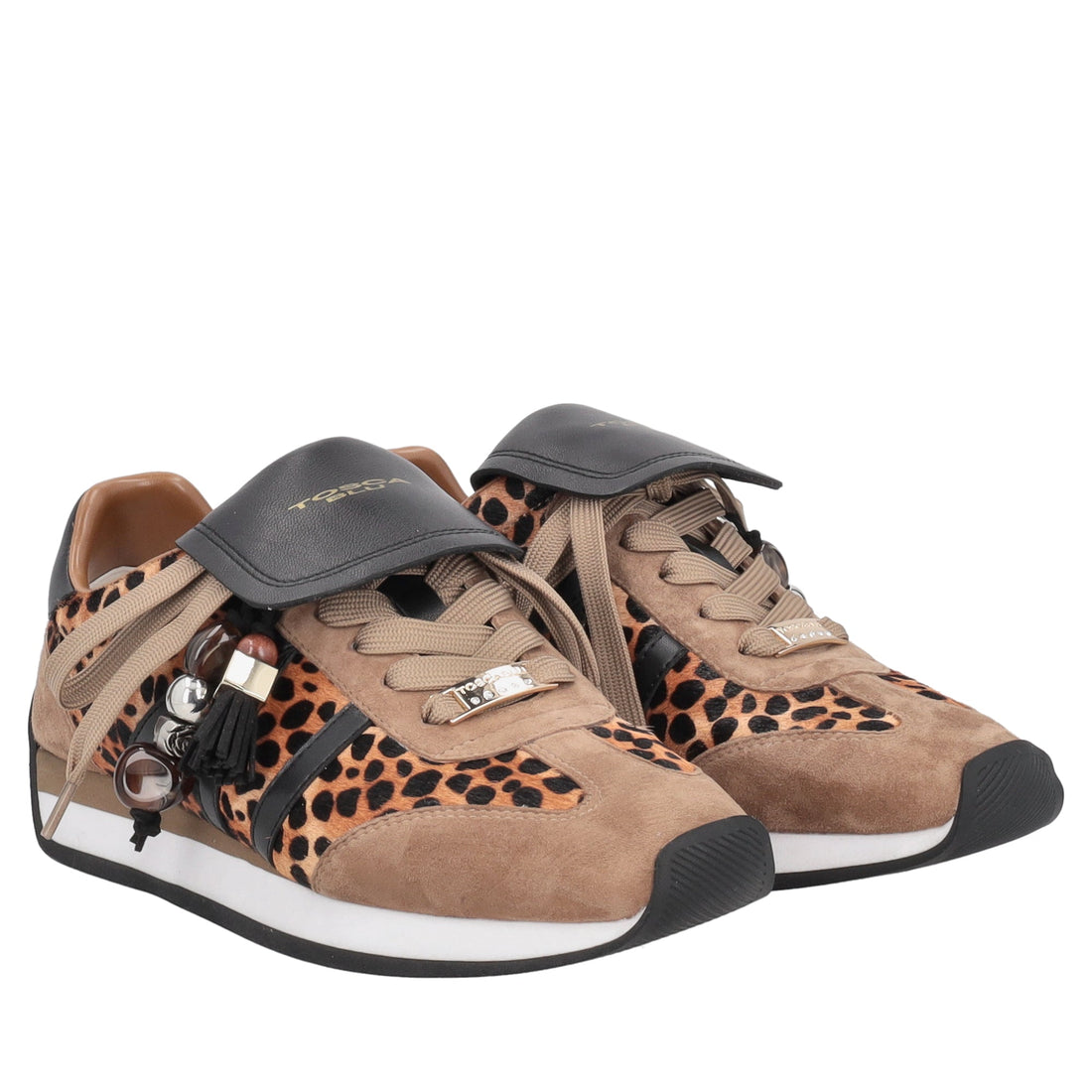 sneaker eclipse slip on in pelle animalier colore stampa leopardo sf2604s063 cx4