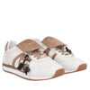 sneaker eclipse in cavallino con charm colore bianco cuoio sf2604s064 00k
