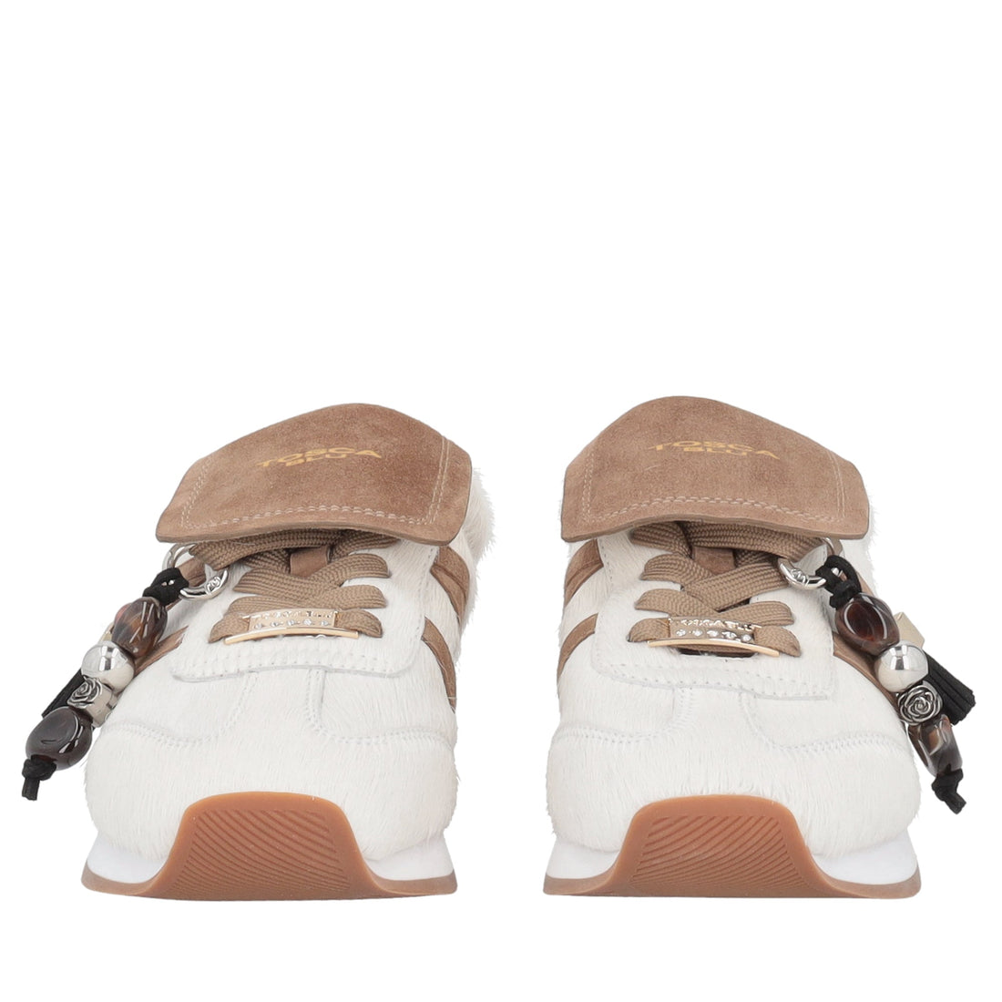 sneaker eclipse in cavallino con charm colore bianco cuoio SF2604s064 00k SF2604S064.00K.38_2