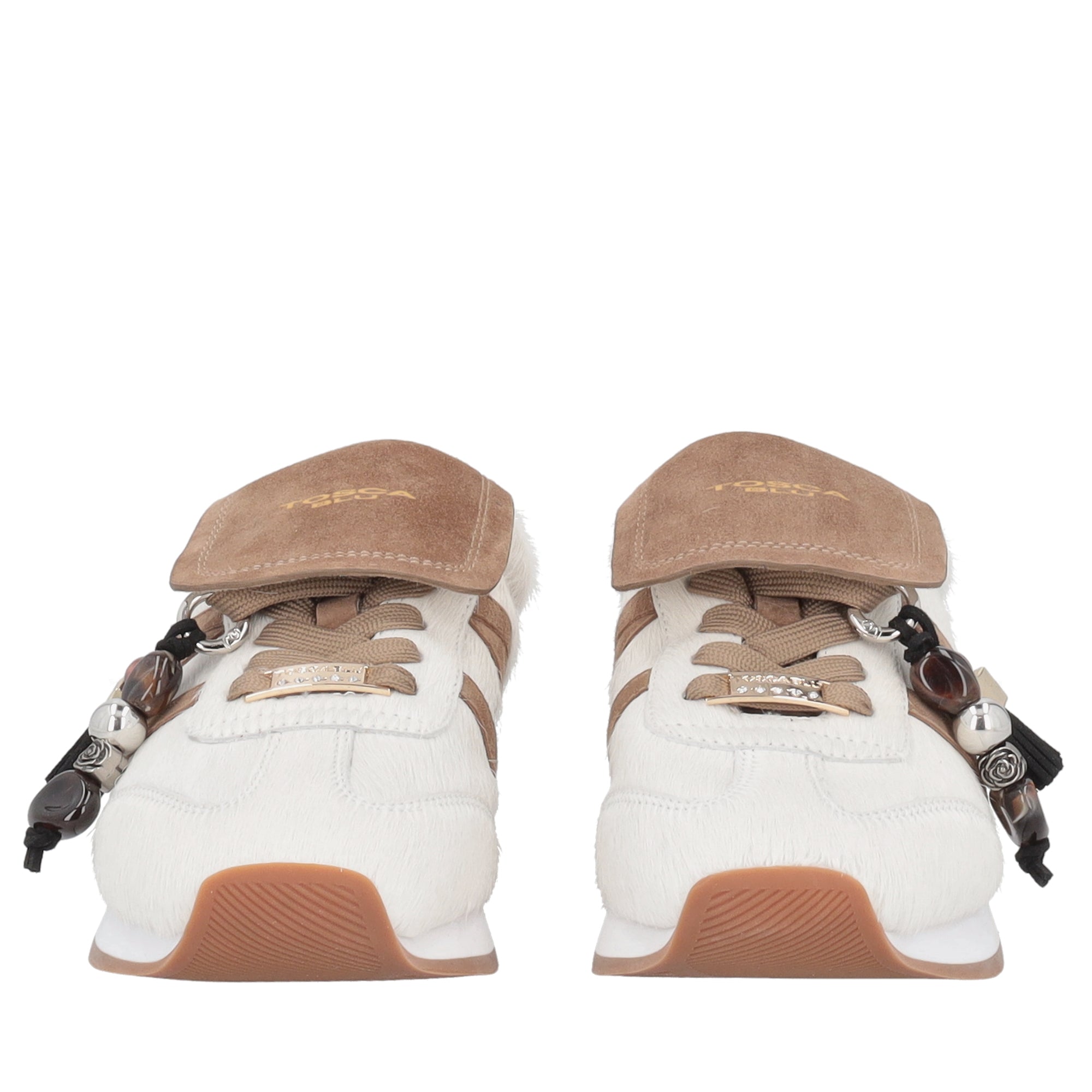 sneaker eclipse in cavallino con charm colore bianco cuoio SF2604s064 00k SF2604S064.00K.38_2
