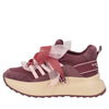 sneaker foxy in pelle con maxi fiocco in tulle colore bordeaux rosa SF2605s071 23p SF2605S071.23P.38_4