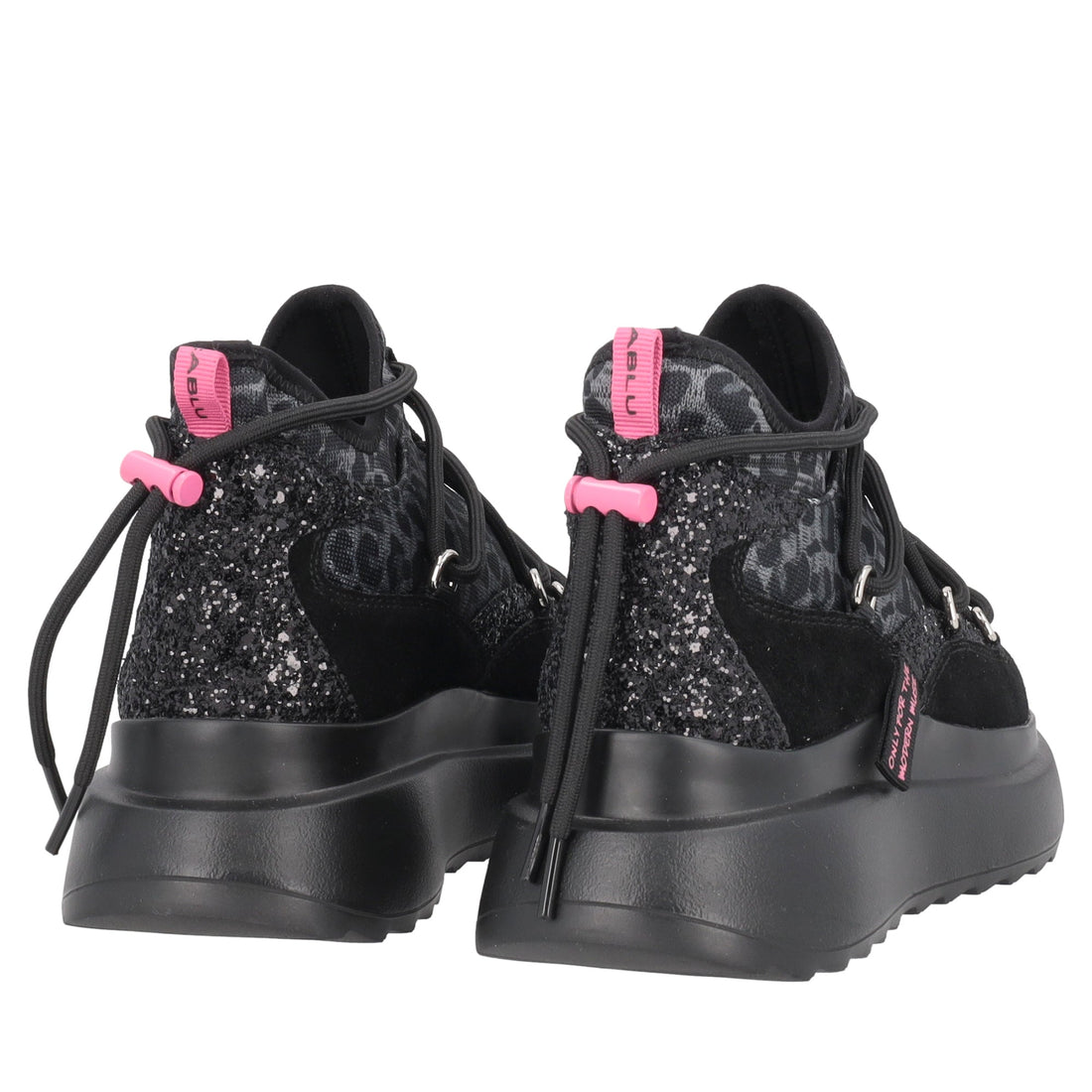 sneaker foxy con stampa animalier colore nero SF2605s072 c99 SF2605S072.C99.38_3