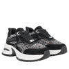 sneaker moonlight in suede con inserti colore nero sf2606s083 c99