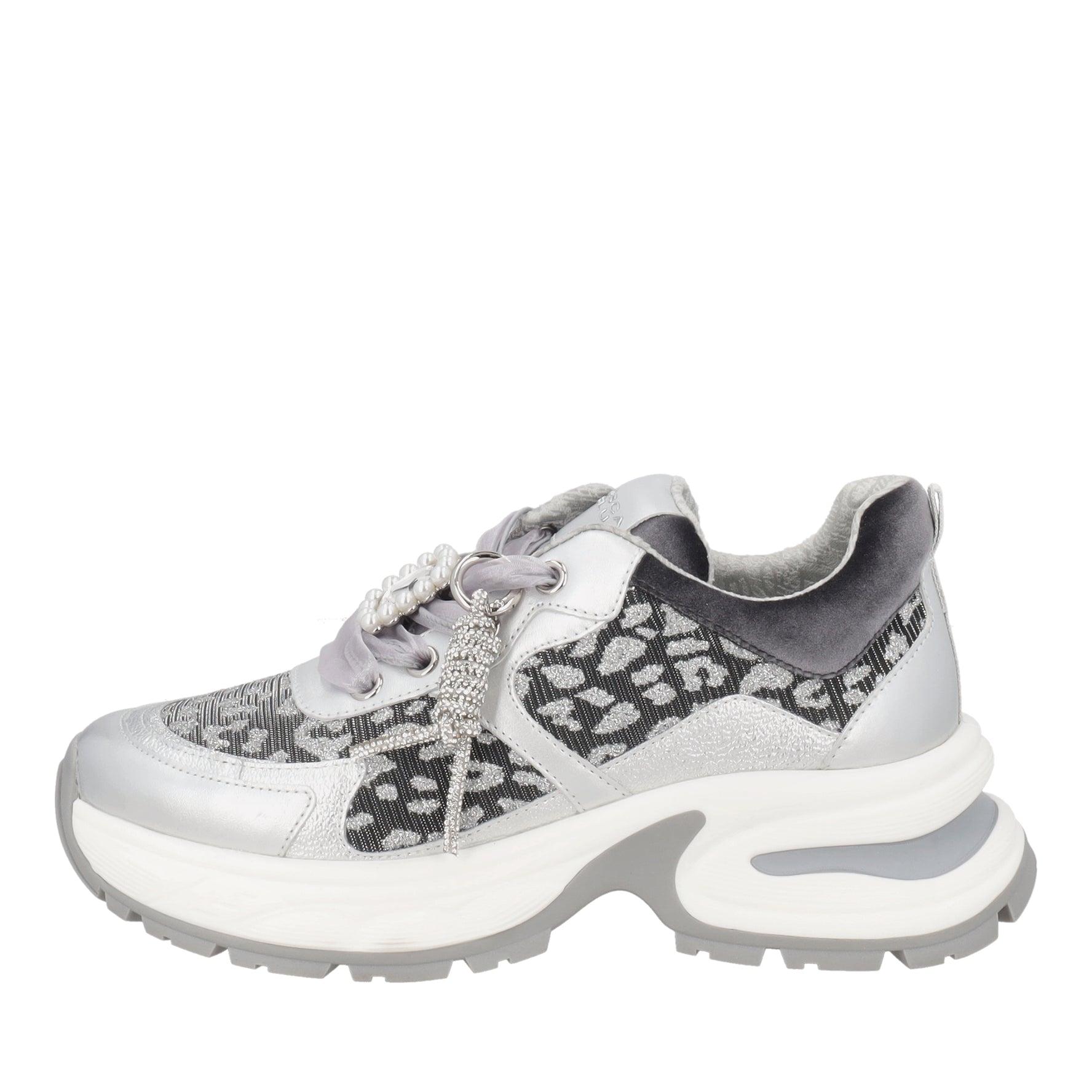 Sneaker Diamantika con stampa animalier colore grigio scuro