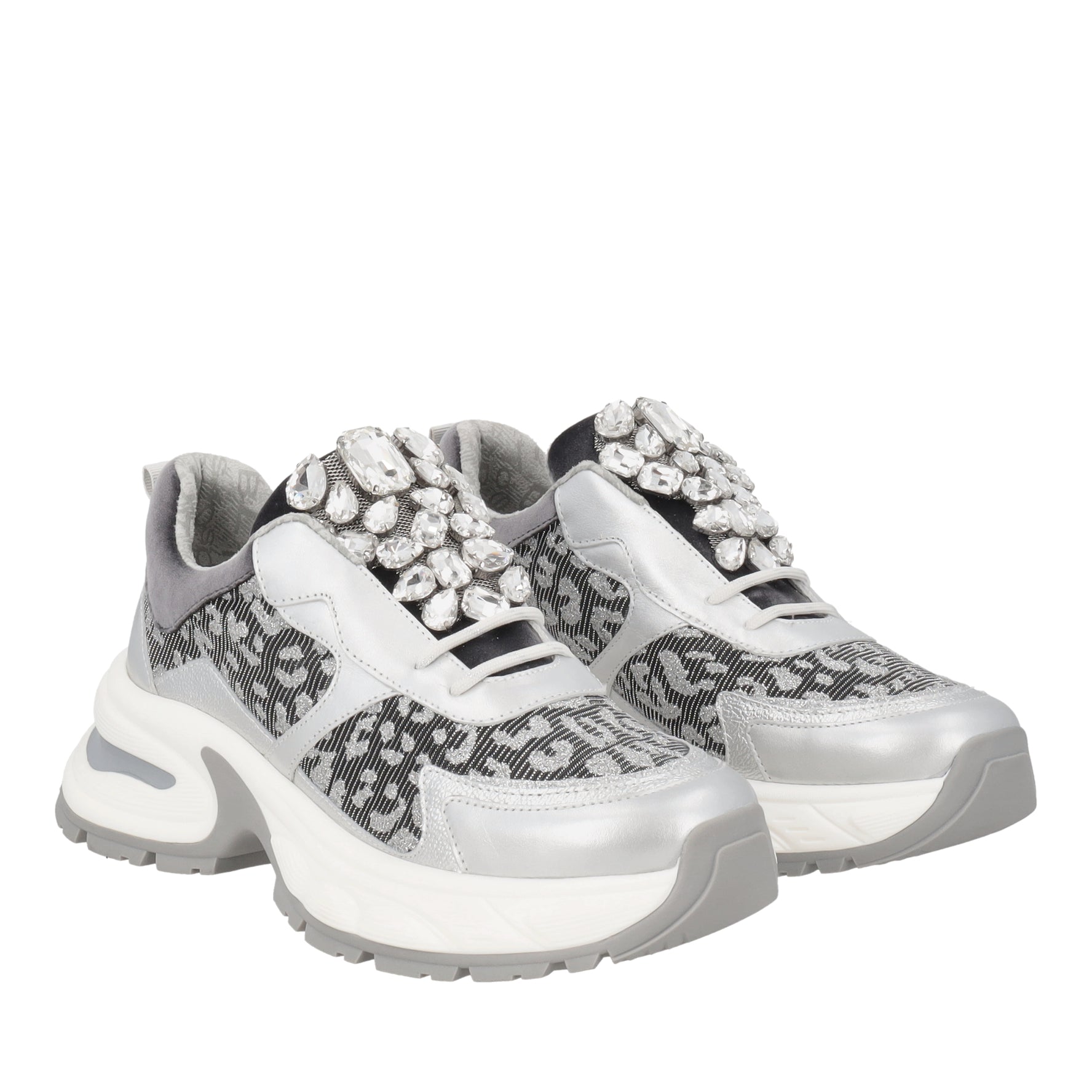 Sneaker Diamantika con accessorio gioiello colore grigio scuro