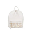 zainetto sweet bag in pelle con borchie colore bianco sf26ab104 c00