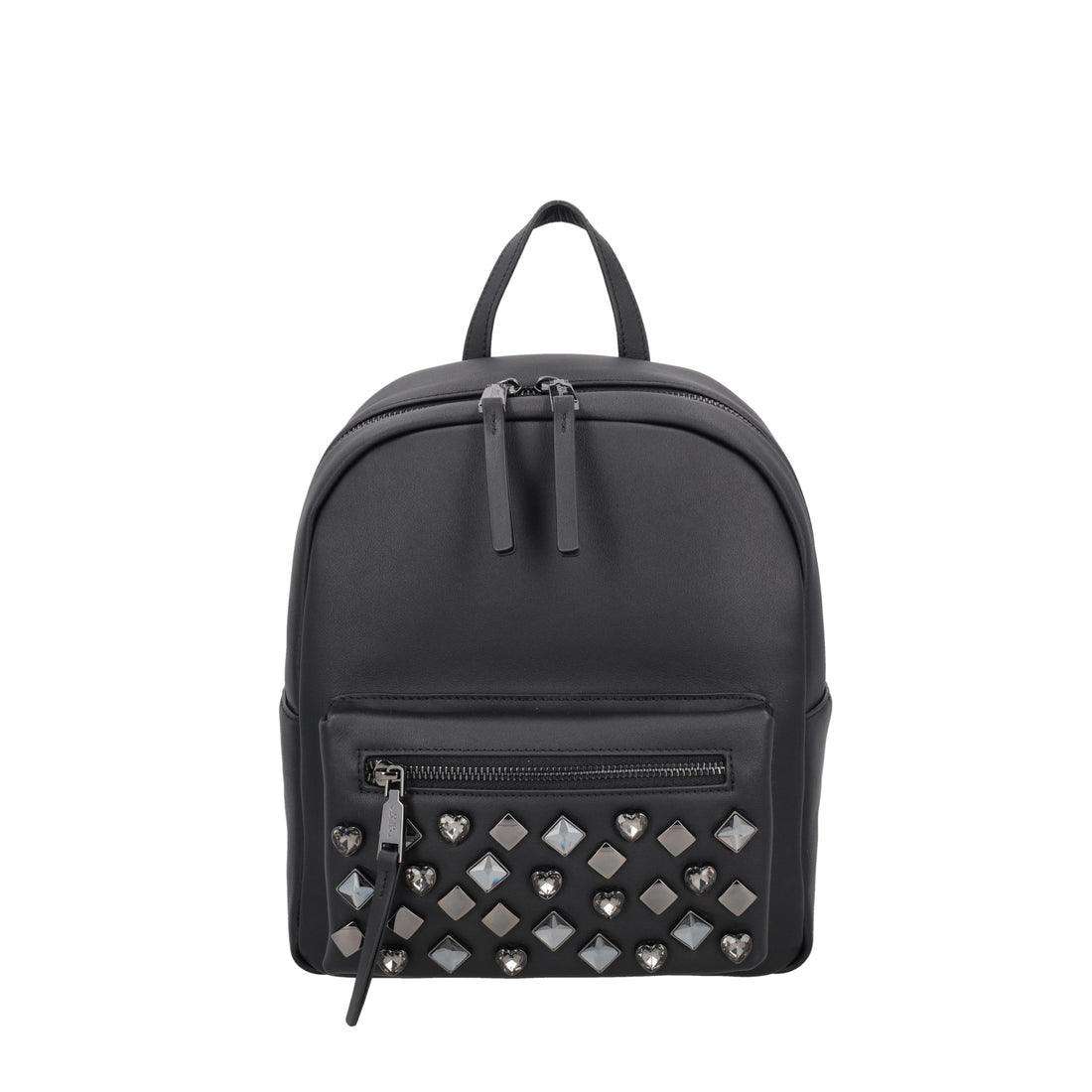zainetto sweet bag in pelle con borchie colore nero sf26ab104 c99