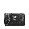 tracollina crystal con logo in strass colore nero sf26bb200 c99