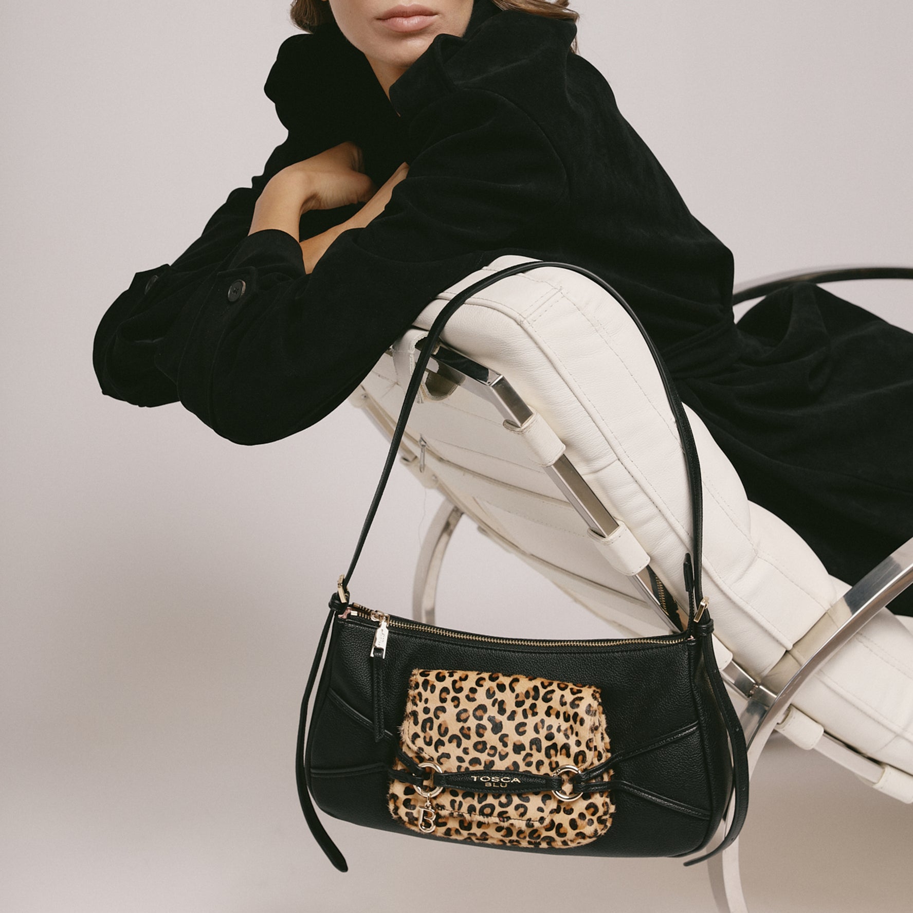 Tracollina City Jungle con inserti animalier colore maculato