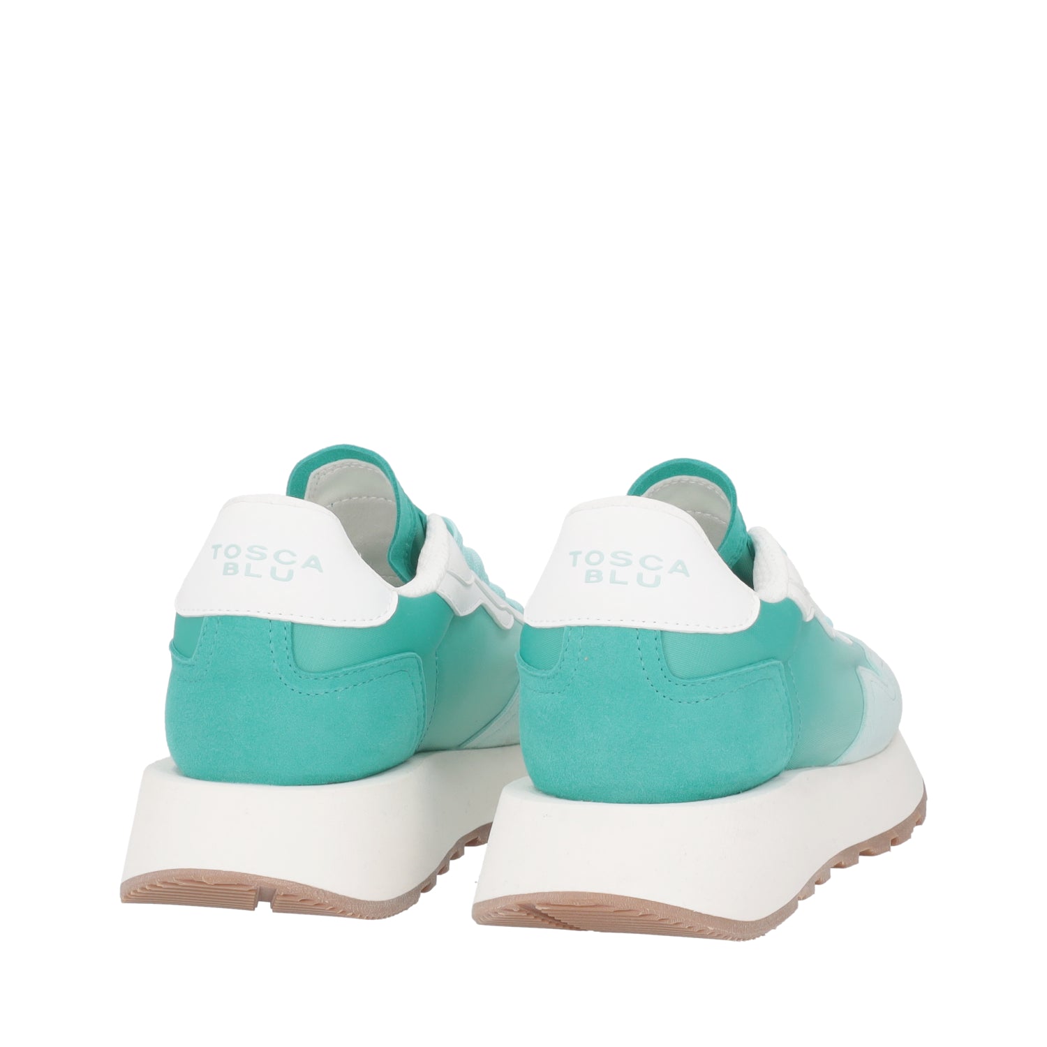 LIGHT BLUE ALBA SNEAKERS WITH SHADED EFFECT