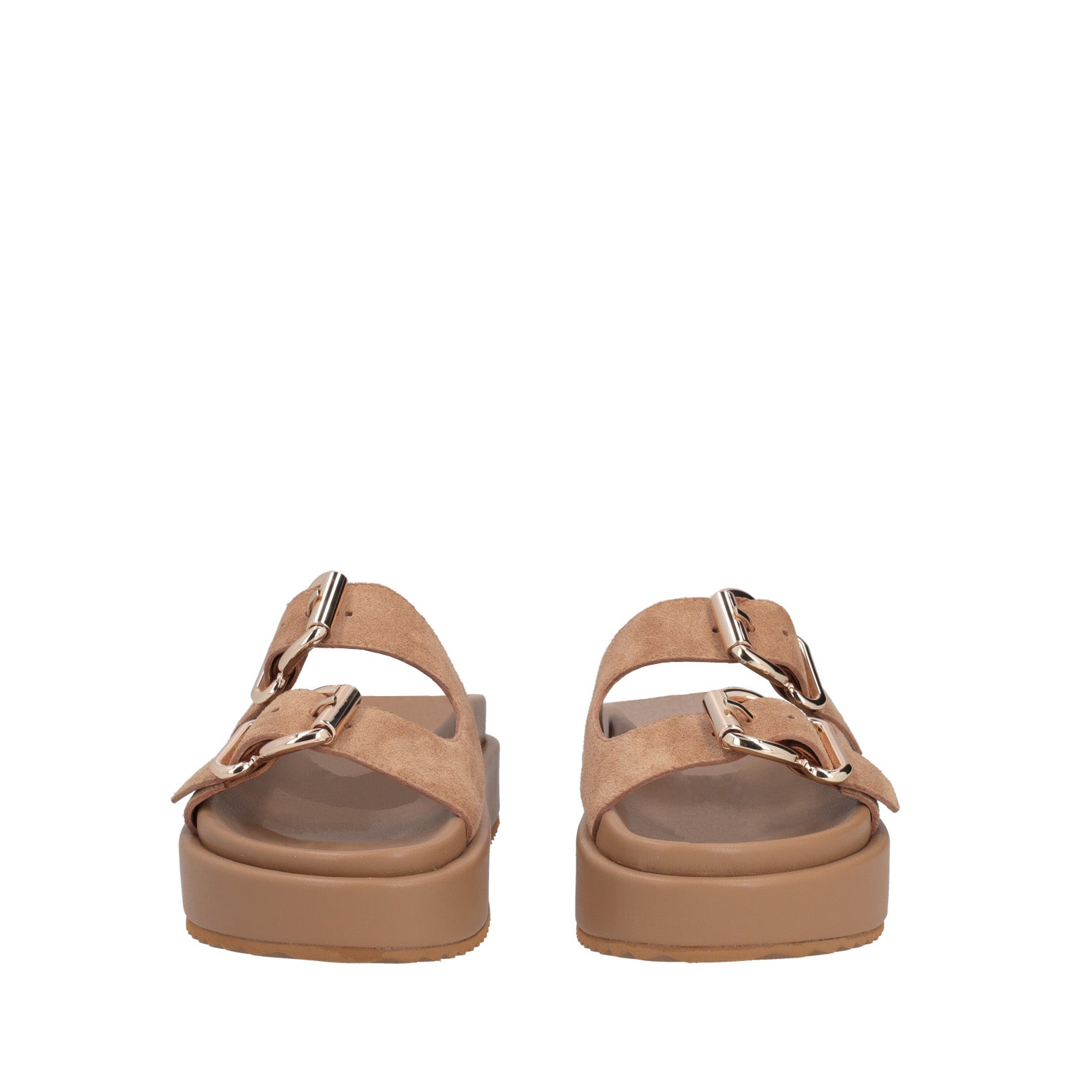 TAN MARGARET SLIPPERS IN SUEDE LEATHER