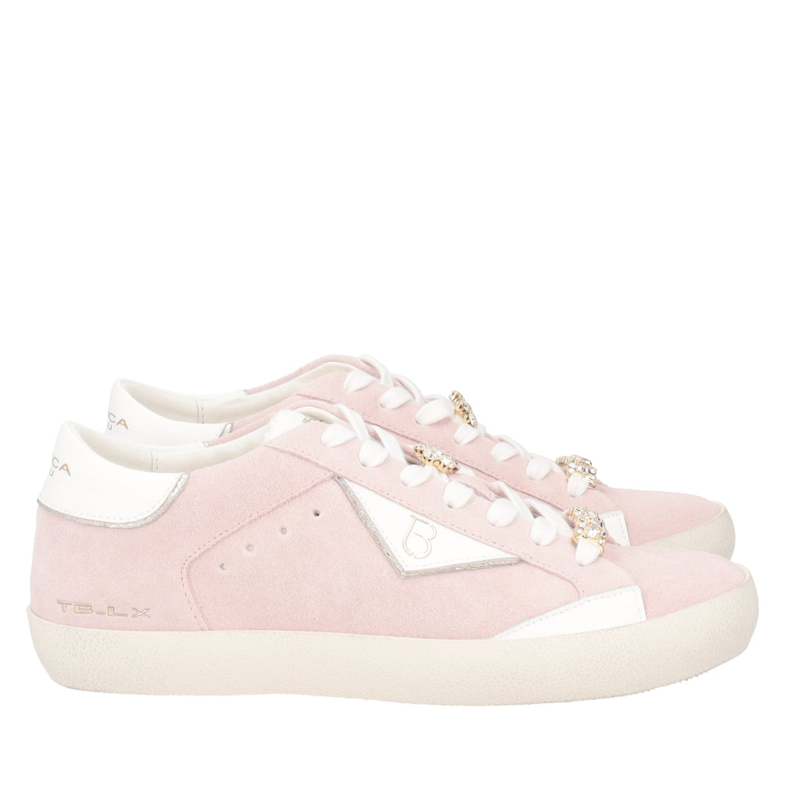 POWDER PINK SIRIUS SUEDE SNEAKER