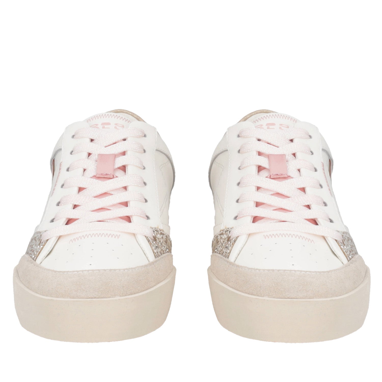 ToscaBlu sneaker aura in pelle colore bianco rosa ss2505s041 00s_2