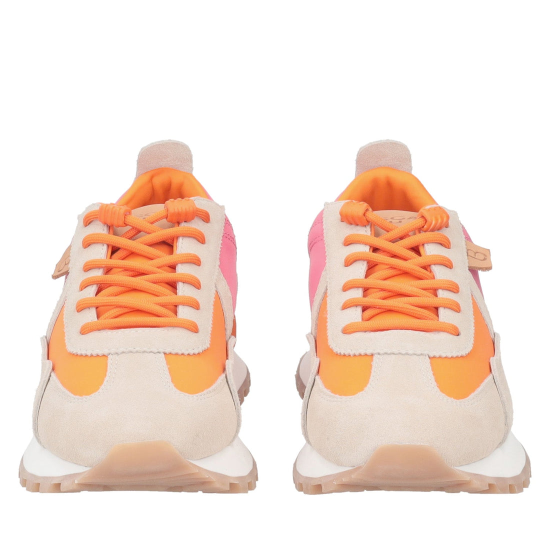 ToscaBlu sneaker blossom in pelle scamosciata colore arancione fucsia ss2508s070 50x_2