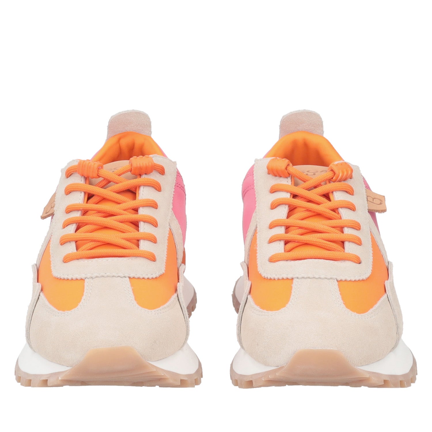 ToscaBlu sneaker blossom in pelle scamosciata colore arancione fucsia ss2508s070 50x_2