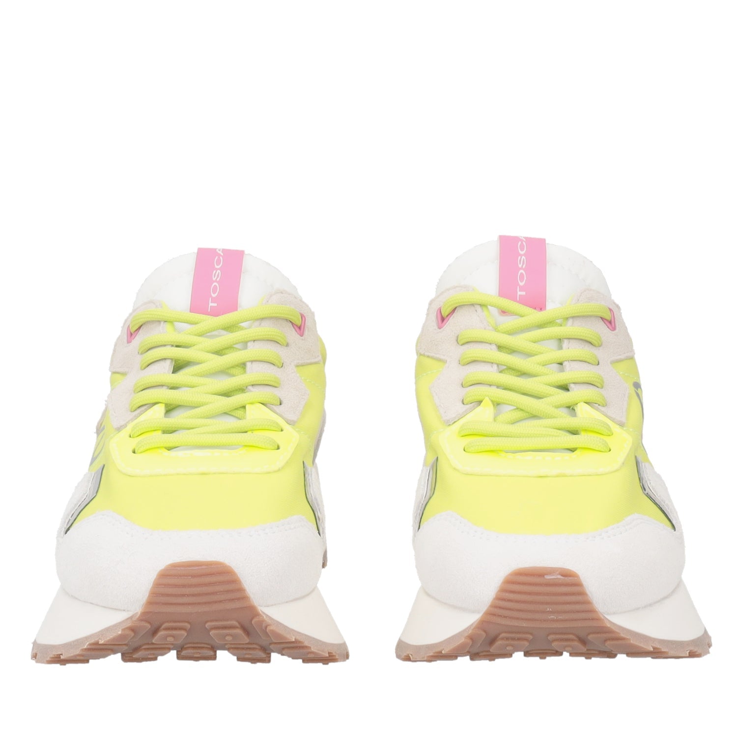 ToscaBlu sneaker cindy in nylon e pelle scamosciata colore giallo ss2509s081 c10_2